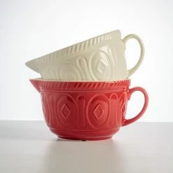 Mason Cash Color Mix 2 Qt Batter Bowl | Red -Outlet Utensils Store 7992