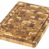 TeakHaus End Grain Cutting/Serving Board + Juice Canal (Rectangle) | 14" X 10" X 1" -Outlet Utensils Store 801.3 scandi