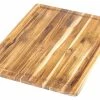 TeakHaus Edge Grain Carving Board + Juice Canal (Rectangle) | 18" X 14" X 1" -Outlet Utensils Store 805 scandi