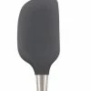 Tovolo Regular Flex-Core Spatula & Stainless Steel Handle (Charcoal) -Outlet Utensils Store 81 16361 tovolo flex core charcoal spatula
