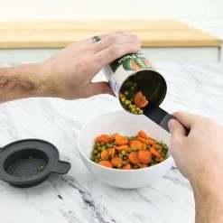 Tovolo Can-Do Can Strainer -Outlet Utensils Store 81 34471 can do can strainer use 1