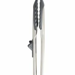 Tovolo Silicone-Tipped Locking Tongs (Charcoal)