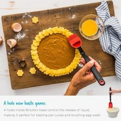 Dreamfarm Brizzle Silicone Basting Brush | Black -Outlet Utensils Store 812hh1tikfl. ac sl1500