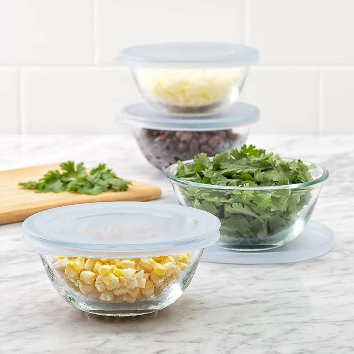 OXO 8-Piece Glass Prep Bowls 7 OXO 8-Piece Glass Prep Bowls - Image 5