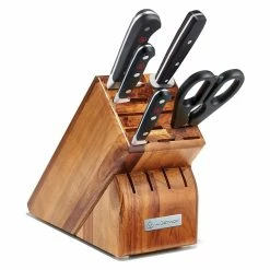 Wusthof Cutlery Wusthof Classic 6-Piece Starter Knife Block Set | Acacia