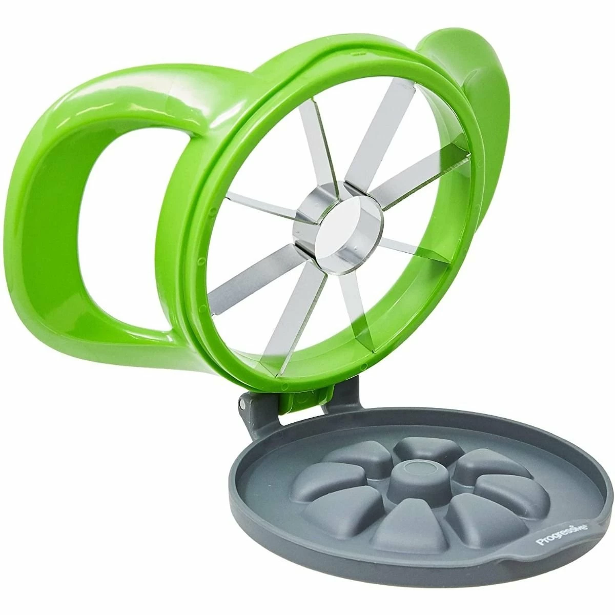 Progressive Apple Corer/Slicer Stainless Steel - Green/Gray 4 Progressive Apple Corer/Slicer Stainless Steel - Green/Gray - Image 2