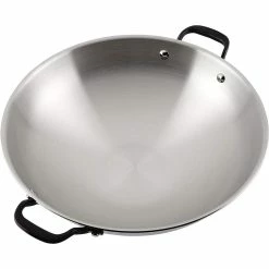 KitchenAid Non-Electrics KitchenAid Stainless Steel 5-Ply Stir Fry/Wok | 15" -Outlet Utensils Store 81xtbl36rol. ac sl1500