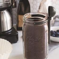 Fox Run Jarware Coffee Spoon Clip - Black -Outlet Utensils Store 82652 fox run jarware coffee spoon clip black lifestyle