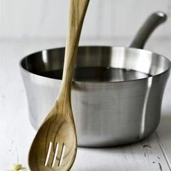 Berard Slotted Cooking Spoon - Olive Wood