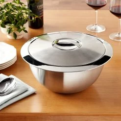 OGGI Stainless Steel Hot & Cold Thermal Bowl | 5 Qt. -Outlet Utensils Store bowl lifestyle
