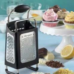 Microplane 4 Sided Box Grater 11 Microplane 4 Sided Box Grater -Outlet Utensils Store box grater 4 sided 34006