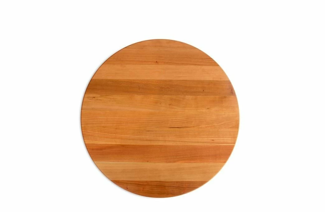 John Boos - 18" Round Cutting Board - Edge Grain – Cherry 4 John Boos - 18" Round Cutting Board - Edge Grain – Cherry - Image 2