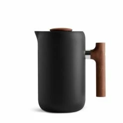 Fellow Clara French Press | Matte Black & Walnut -Outlet Utensils Store clara french press 02 matte black walnut 02 900x