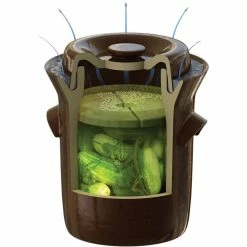 The Sausage Maker (TSM) The Sausage Maker Harvest Fiesta Fermenting Crock Pot | 10 Liter 7 The Sausage Maker (TSM) The Sausage Maker Harvest Fiesta Fermenting Crock Pot | 10 Liter -Outlet Utensils Store crockcutaway