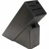 Shun Cutlery Shun Bamboo Slimline Knife Block Dark Stain -Outlet Utensils Store dm0846 dark shun slimlineblock