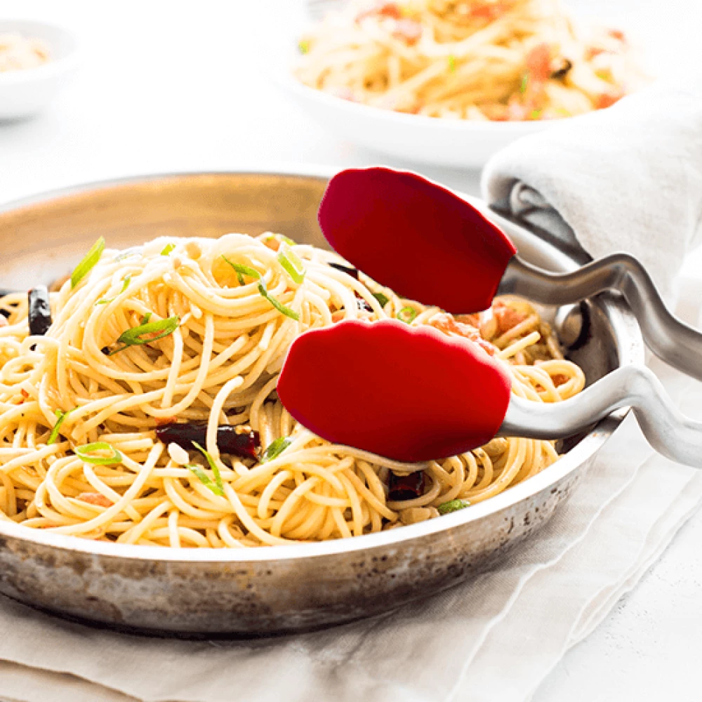 Dreamfarm 12" Clongs Silicone Tongs | Red 10 Dreamfarm 12" Clongs Silicone Tongs | Red - Image 8