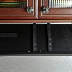 Drop Block Under Cabinet Knife Storage Rack - Large, Black