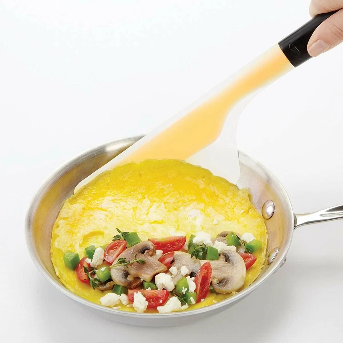 OXO Flip & Fold Omelet Turner 4 OXO Flip & Fold Omelet Turner - Image 2