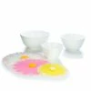 Mosser Glass Mixing Bowl Set With Silicone Lids | White & Daisies -Outlet Utensils Store ekb mobcvwd