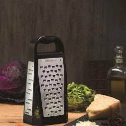 Microplane Elite Box Grater | Black -Outlet Utensils Store elite box grater black 34009