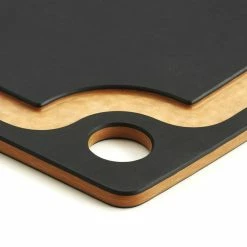 Epicurean Gourmet Series Cutting Board 19.5" X 15" Slate -Outlet Utensils Store epicurean cutting board gourmet series slate natural groove detail 2