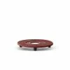 Bredemeijer Xilin Cast Iron Coaster | Red -Outlet Utensils Store g005r 1