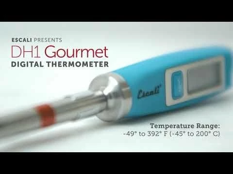 Escali Gourmet Digital Thermometer | Black 9 Escali Gourmet Digital Thermometer | Black - Image 7