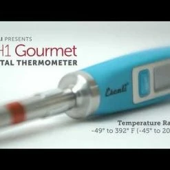 Escali Gourmet Digital Thermometer | Red -Outlet Utensils Store hqdefault 7 37
