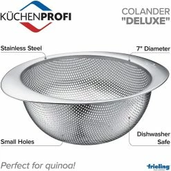 Frieling Deluxe Colander | 7" 10 Frieling Deluxe Colander | 7" -Outlet Utensils Store k2506002818 2