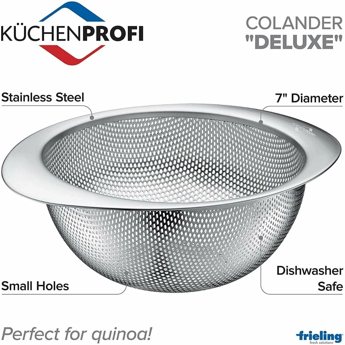 Frieling Deluxe Colander | 7" 6 Frieling Deluxe Colander | 7" - Image 4