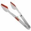 Kuhn Rikon Scallop Locking Tongs - Red -Outlet Utensils Store kuhn rikon scallop locking tongs red 27673