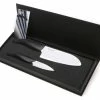 Kyocera Ceramic Knife Set 2 PC - 5.5" Santoku & 3" Paring Black Handle/White Blade -Outlet Utensils Store kyocera 2 pc. set alter box