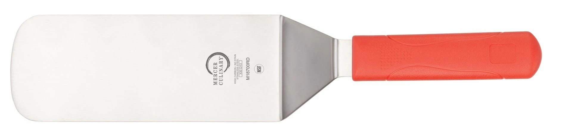 Mercer Culinary Mercer Millennia Commercial Turner (Red Handle) 3 Mercer Culinary Mercer Millennia Commercial Turner (Red Handle)