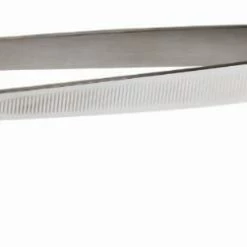 Mercer Culinary Curved Tip Precision Stainless Steel Plating Tongs | 11.75"
