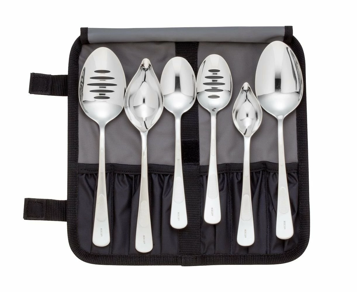 Mercer Culinary 7-Piece Plating Spoons Set 3 Mercer Culinary 7-Piece Plating Spoons Set
