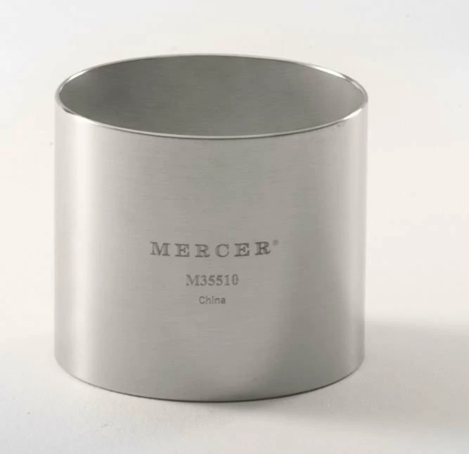 Mercer Culinary 2" X 1.75" Stainless Steel Ring Mold 3 Mercer Culinary 2" X 1.75" Stainless Steel Ring Mold