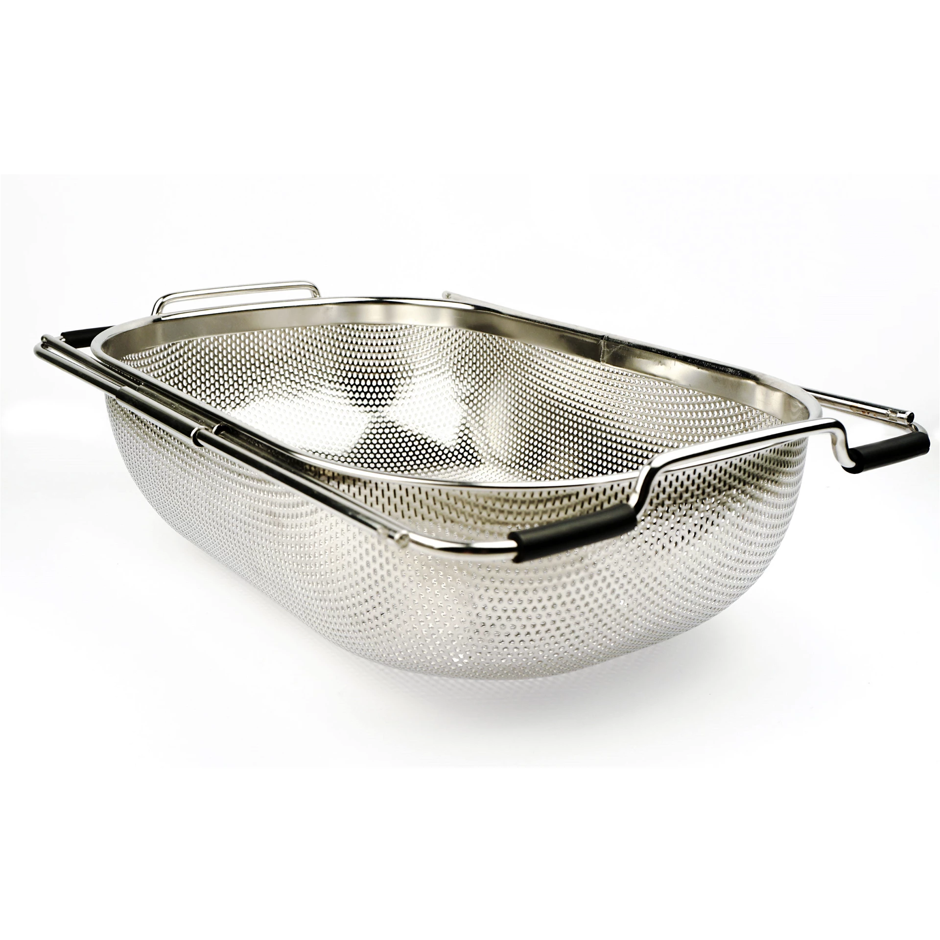 RSVP International RSVP Endurance Precision Pierced Over-the-Sink Colander 4 RSVP International RSVP Endurance Precision Pierced Over-the-Sink Colander - Image 2