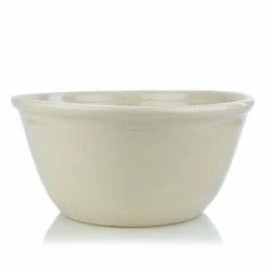 Martinez Pottery Hand Turned Stoneware 16" Bowl | Natural