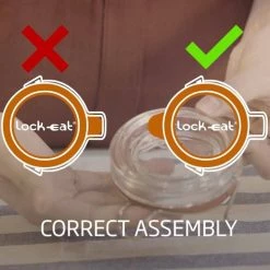 Luigi Bormioli Lock-Eat Food Jar 25.25oz -Outlet Utensils Store maxresdefault 105 39