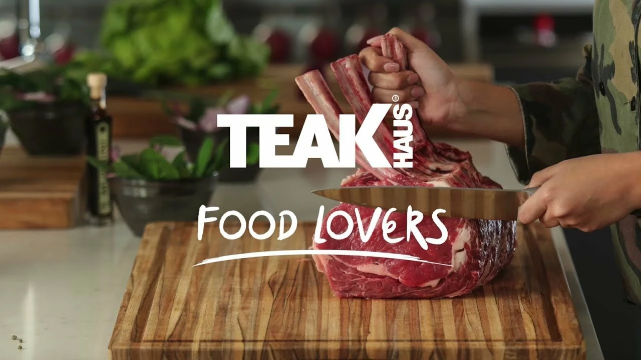 TeakHaus Herringbone End-Grain Cutting/Serving Board (Rectangle) | 14" X 10" X .9" 5 TeakHaus Herringbone End-Grain Cutting/Serving Board (Rectangle) | 14" X 10" X .9" - Image 3