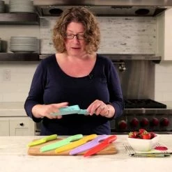 Cuisinart Advantage Color Collection | 12-Piece Ceramic Coated Color Knife + Blade Guards Set -Outlet Utensils Store maxresdefault 74 3