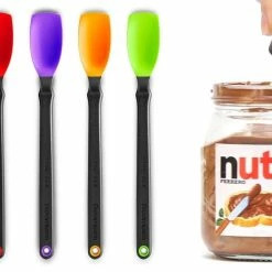 Dreamfarm 8.1" Mini Supoon Silicone Scraping Spoon | White -Outlet Utensils Store maxresdefault 74 42