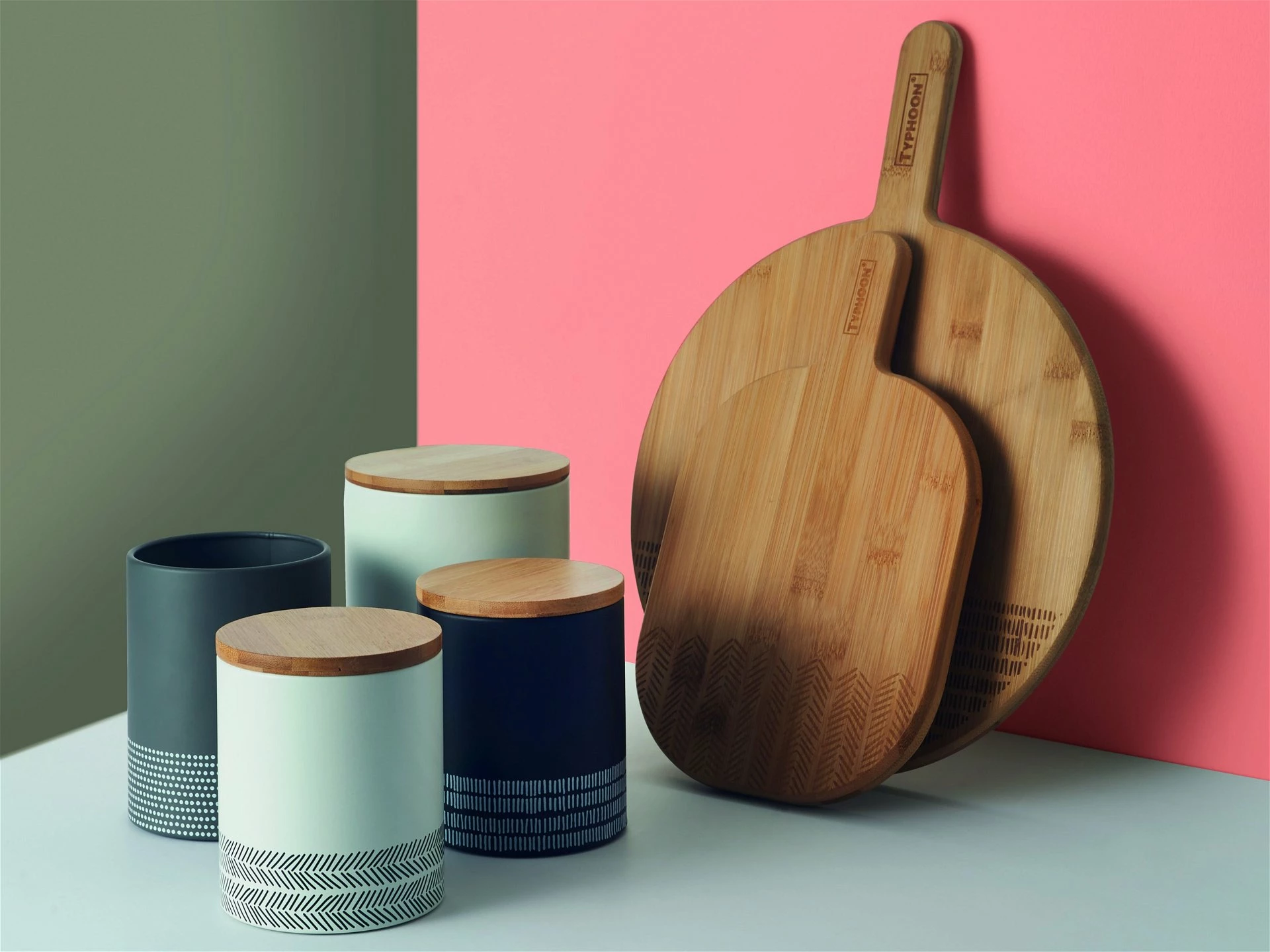 Typhoon Monochrome Utensil Pot | Grey 4 Typhoon Monochrome Utensil Pot | Grey - Image 2