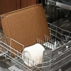 Epicurean All-in-One Series Cutting Board 14.5" × 11.25" | Nutmeg/Brown  -Outlet Utensils Store nutmeg aio 20x17 dishwasher scaled 1