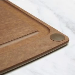 Epicurean All-in-One Series Cutting Board 14.5" × 11.25" | Nutmeg/Brown  -Outlet Utensils Store nutmeg aio corner detail 1