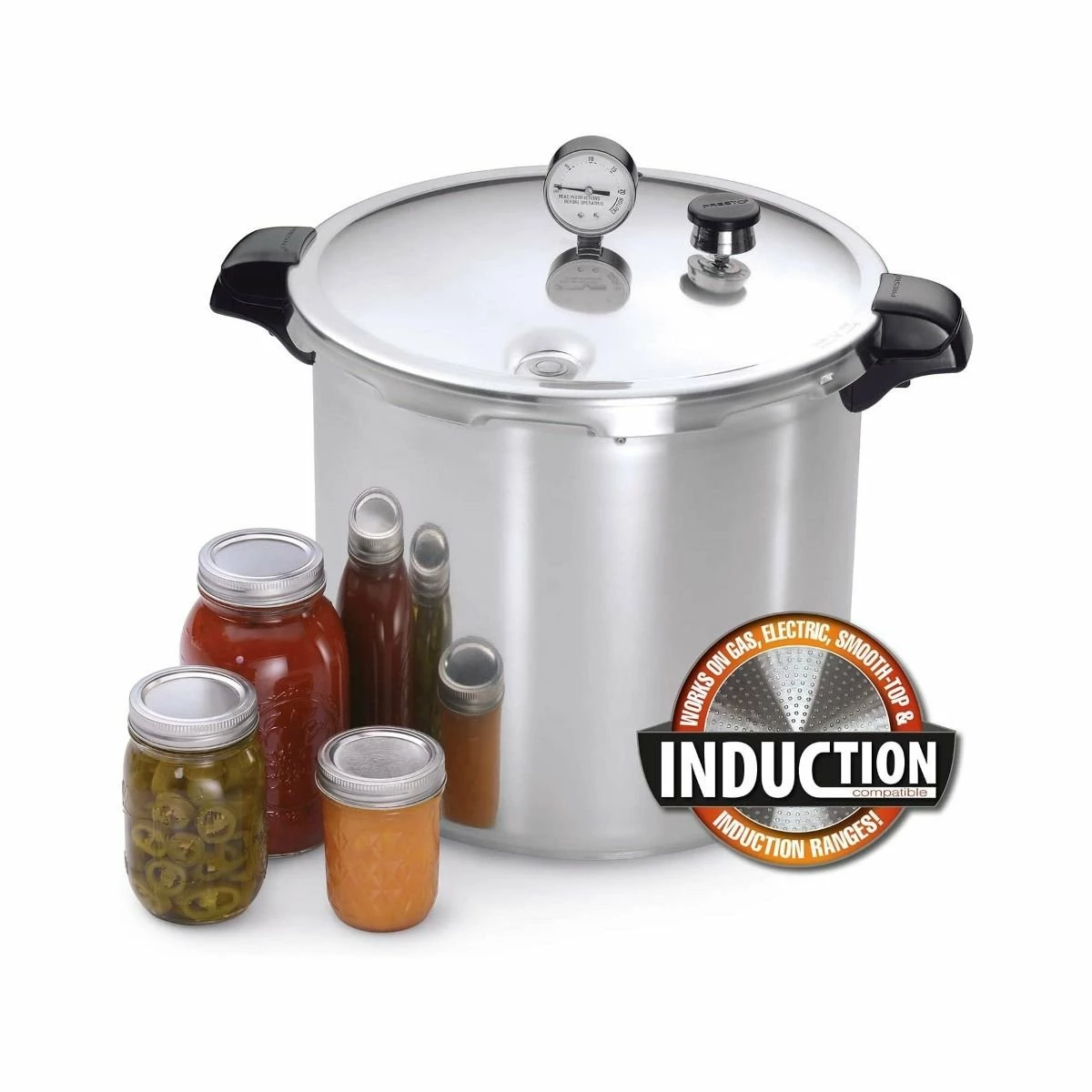 Presto® Induction Compatible Pressure Canner | 23 Qt. 4 Presto® Induction Compatible Pressure Canner | 23 Qt. - Image 2