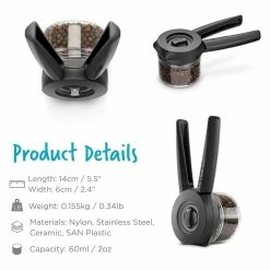 Dreamfarm Ortwo Lite Spice Grinder | Black 13 Dreamfarm Ortwo Lite Spice Grinder | Black -Outlet Utensils Store ortwo lite 5