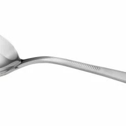 Mercer Culinary 9" Perforated Bowl Stainless Steel Plating Spoon -Outlet Utensils Store plating spoon 9 inch perforated bowl silver m35160