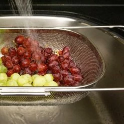 RSVP International RSVP Endurance Precision Pierced Over-the-Sink Colander 11 RSVP International RSVP Endurance Precision Pierced Over-the-Sink Colander -Outlet Utensils Store pp snk ls2