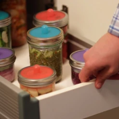 Masontops Regular Mouth Fermentation Pickle Pipes - Set Of 4 -Outlet Utensils Store ppi4r masontops pickle pipes regular mouth storage